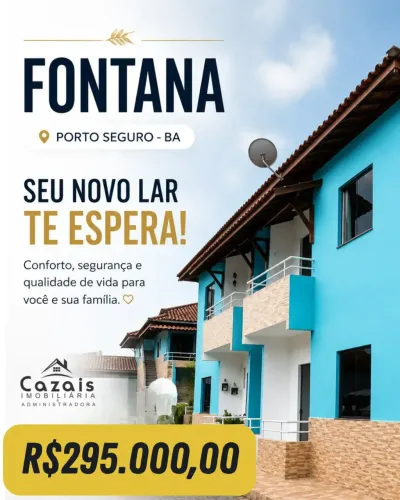 Apartamento com 2 quartos, Fontana, Porto Seguro - R$ 295.000,00 mil