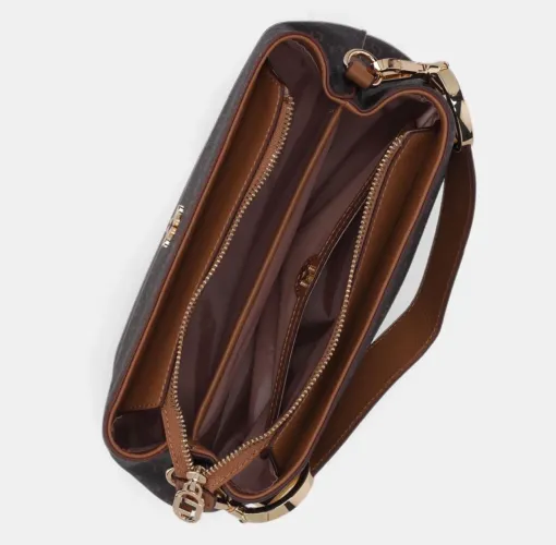 Bolsa Tote Média Monograma Ll Mocca