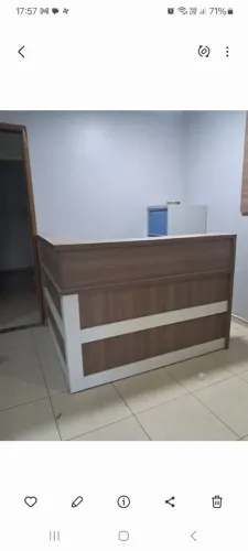 Balcão recepção 