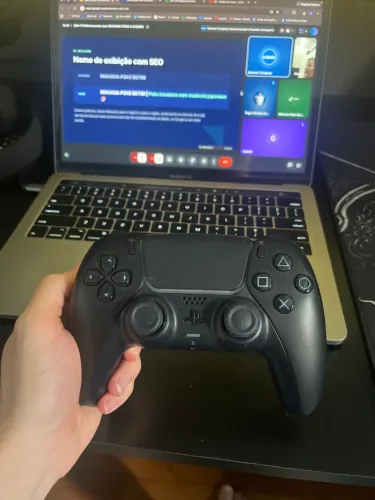 CONTROLE BLACK PS5 FUNCIONANDO PERFEITO