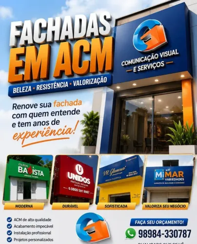 ACM fachadas e placas