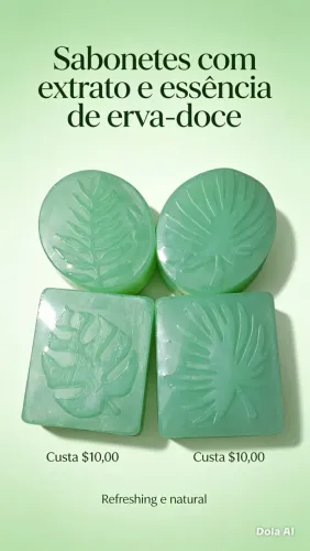 Sabonetes artesanais 