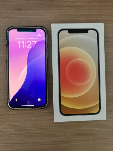 iPhone 12 branco, 128 GB