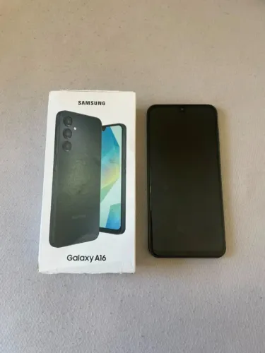 Vendo Sansung A16 (Versão com NFC). Celular praticamente novo, com caixa e cabo. 