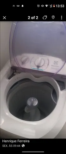 Máquina de lavar Eletroclux