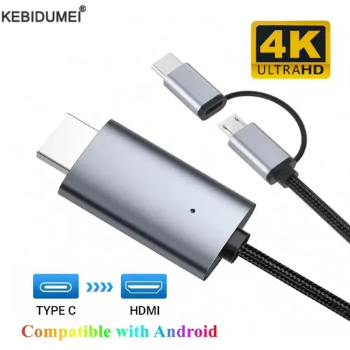 Cabo adaptador Micro USB Hdmi Ld39 para celular espehar