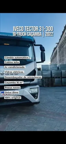 Iveco Tector 31-300 BI-Truck Caçamba 