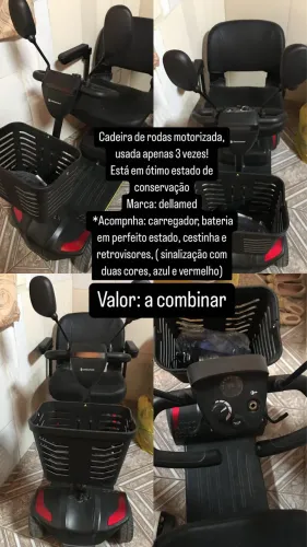 Cadeira de Rodas Motorizada Scooter 