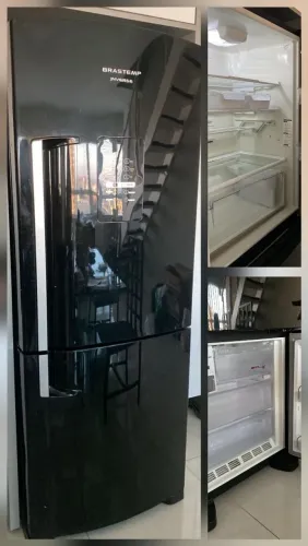 Geladeira Brastemp inverse preta 