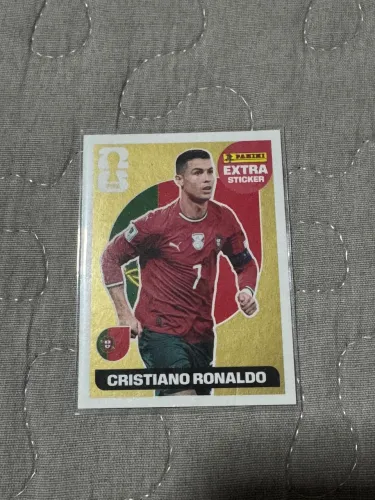 Figurinha Extra Legend Cristiano Ronaldo ouro 2026