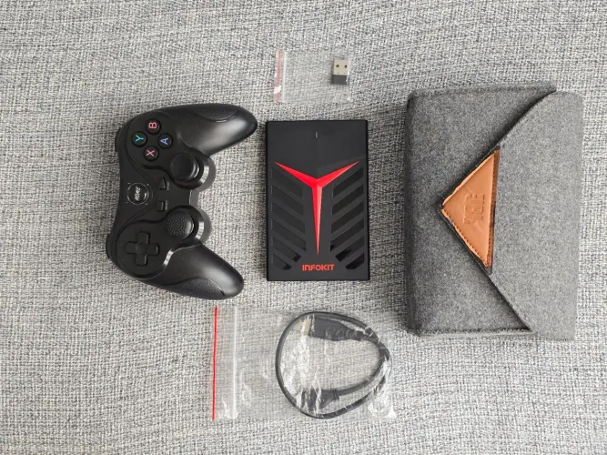 HD 250GB Batocera 42 70.000 Jogos Retro + Joystick Bluetooth 2.4GHZ + bolsa de transporte