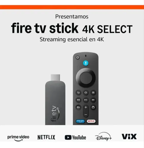Amazon Fire Tv Stick 4k Select Cntrole 8gb Com Alexa Black