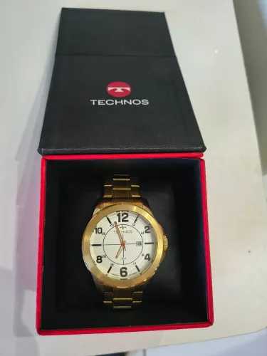 Relógio technos dourado original