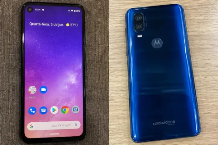 Moto one vision 128Gb Azul Saphira