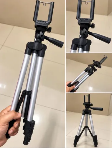 Tripé Profissional para Celular - Ajustável e Dobrável