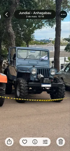 Willys Overland Jeep 2.6 12V Gasolina 2P 1951