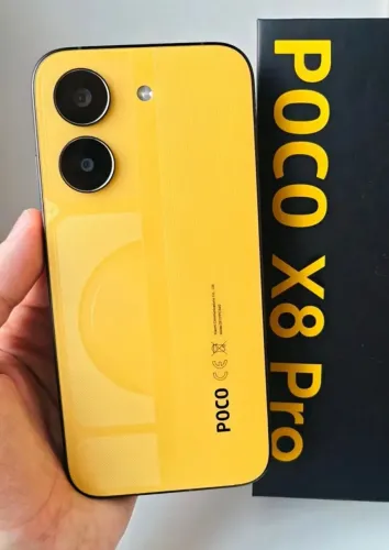 Celular Xiaomi Poco X8 PRÓ 5G 512GB 12GB -- Amarelo Lacrado