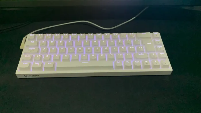 Teclado Mecânico Husky Hailstorm Branco | Excelente Estado