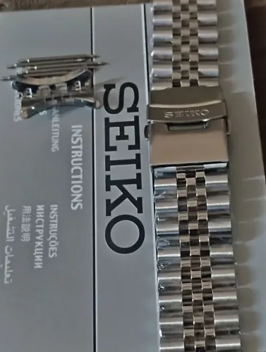 Pulseira 22 mm aço inoxidável para SEIKO