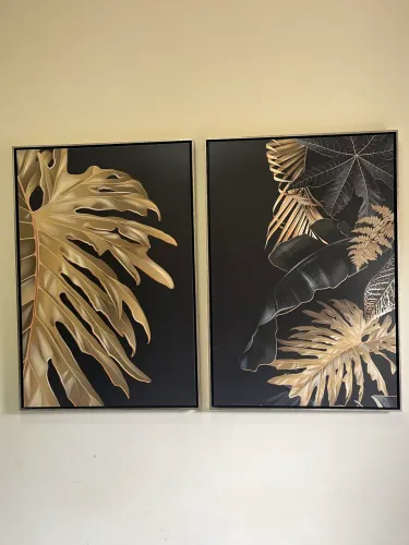 Dupla de quadro canvas premium Leart Décor( 60x90) 