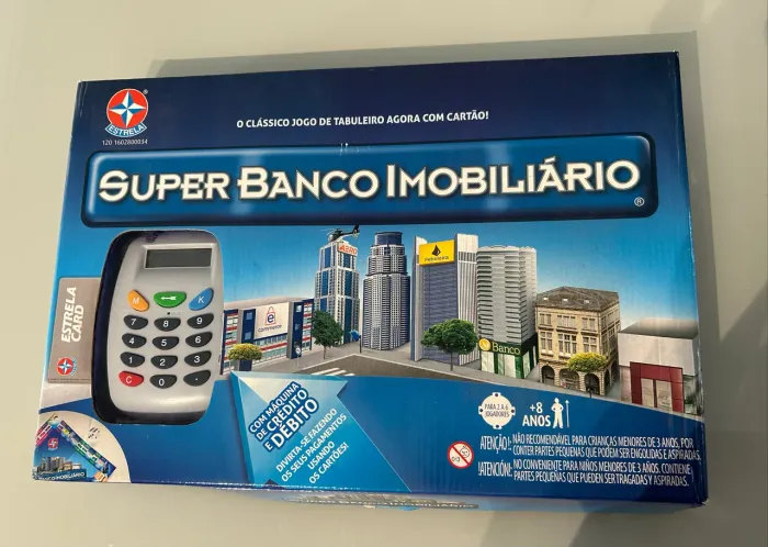 Jogo Banco Imobiliário com maquininha