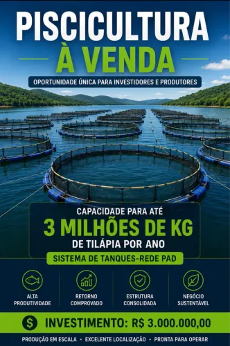 Piscicultura de alta produção