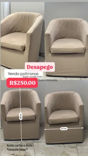 Desapego de poltronas