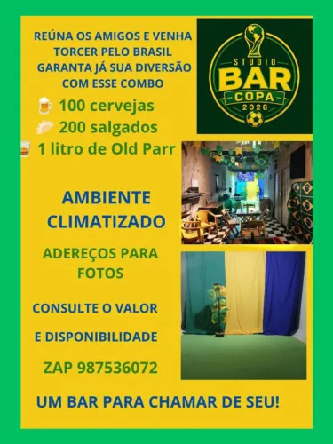 O SEU BAR NA COPA 2026, TORÇA COM SEUS AMIGOS!