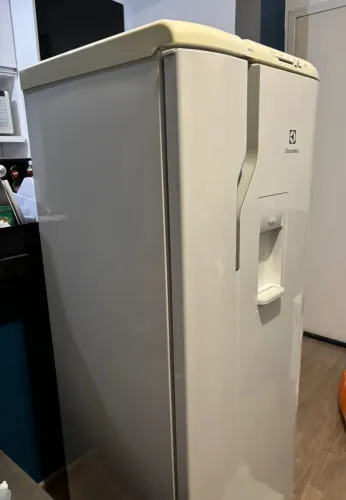 Geladeira Eletrolux RW35 com água na porta