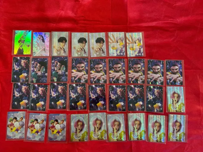 CARDS - GUERREIRAS DO K-POP - TABELA NA BIO - MC DONALDS