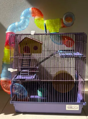 GAIOLA PREMIUM 2 ANDARES PARA HAMSTER