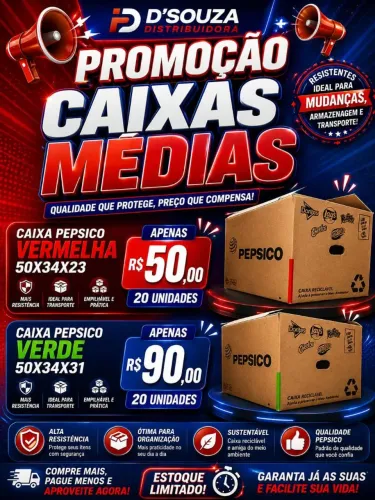 Kit Mudança - Caixas Pepsico