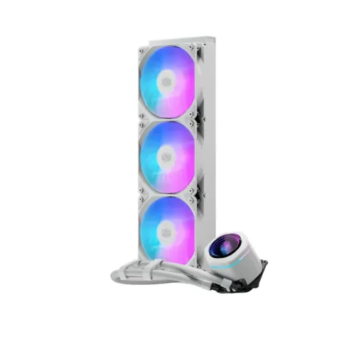 Water Cooler Cooler Master MasterLiquid Core NEX 360 ARGB Branco - NOVO (Loja Física)