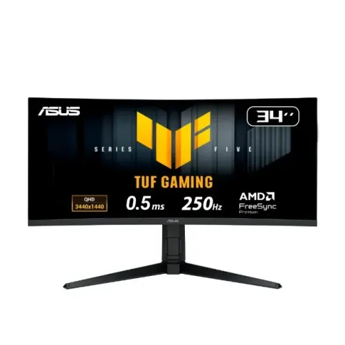 Monitor Gamer Curvo ASUS TUF 34", WQHD, 250Hz, 0.5ms