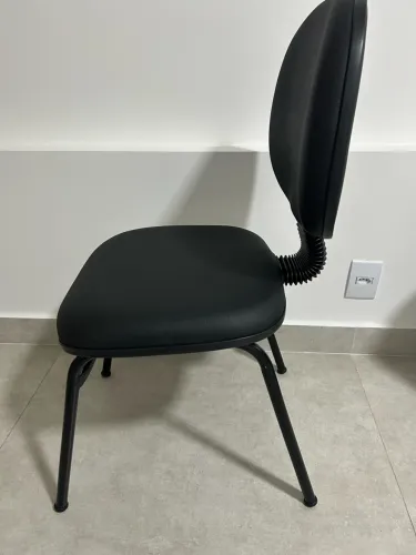 Cadeira escritório sem rodas