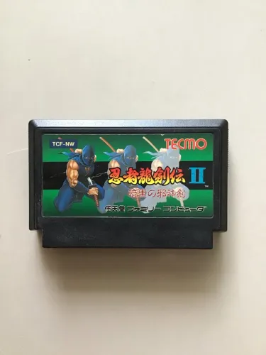 Ninja Gaiden 2 Ryukenden original de Famicom Famiclone 60 pinos