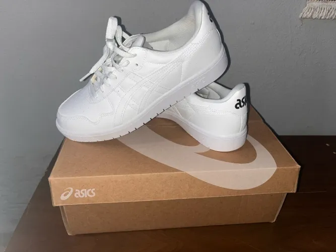 tênis asics japan s masculino branco masculino número 41 novo  