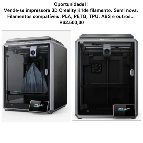 Impressora 3D de filamento K1 Creality