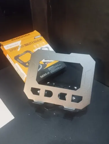 Suporte para Tablet em Aço Carbono Com Metal Resistente Apoio para Mesa 