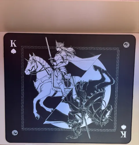 Mouse Pad ATK Warhorse Battle Riding Original com Ilustração Original para E-Sports