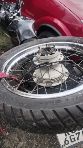 Roda traseira Yamaha crosser 150 lona