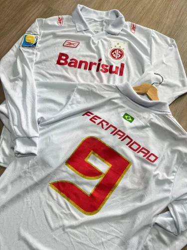 Camisa do inter manga longa Branca 2006 Tam P