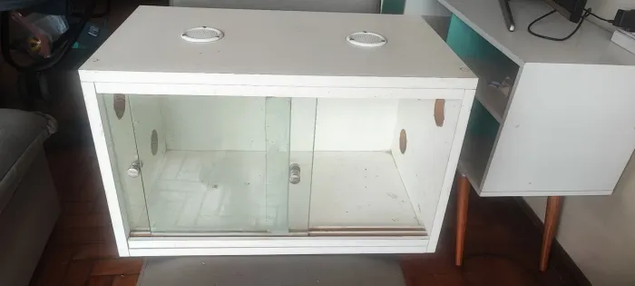 TERRARIO USADO 60X35X35 BRANCO