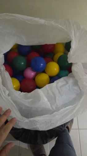 Bolinhas plásticas para playground