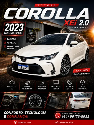 Toyota Corolla XEI 2.0 Flex 16V Aut. 2023