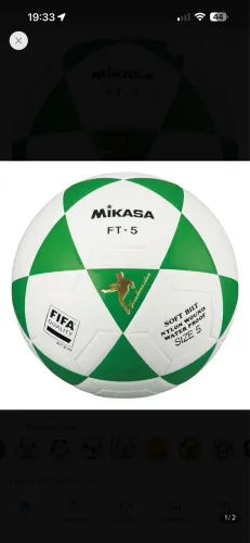 Vendo Bola de futvôlei FT-5 nº 5 Unidade x 1 unidades cor branco e verde