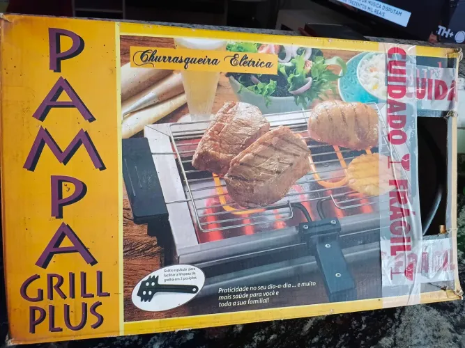 Grill churrasqueira elétrica 
