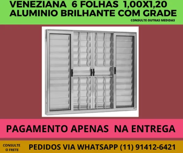 veneziana para quarto com grade
