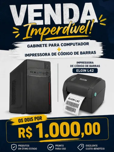 Impressora Código de Barras Elgin l42