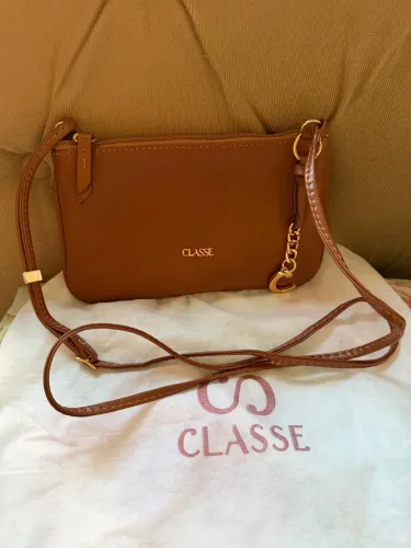 Bolsa nova classe couro 